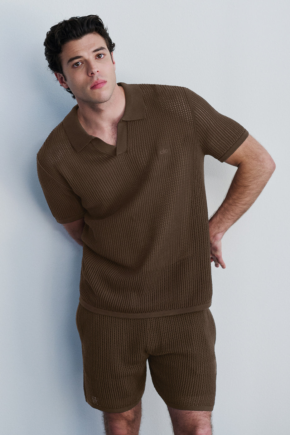 Open-Knit Short - Espresso — photo 6