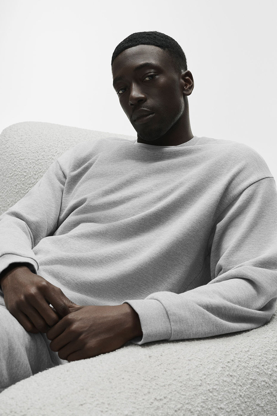 Chill Crew Neck Pullover - Athletic Heather Grey — photo 1