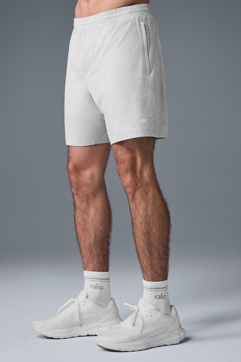 7" Conquer React Performance Short - Athletic Heather Grey — photo 4