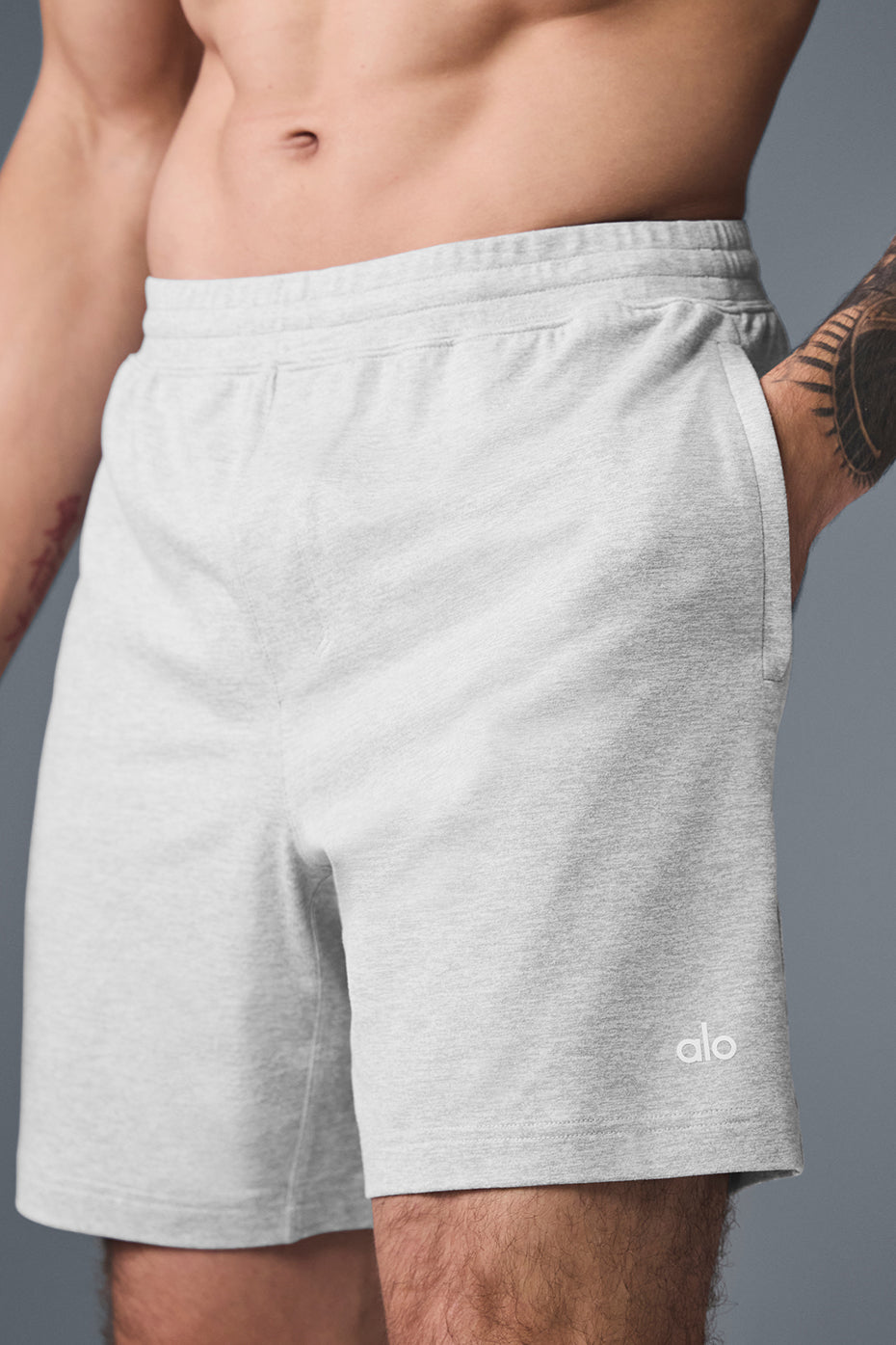 7" Conquer React Performance Short - Athletic Heather Grey — photo 5