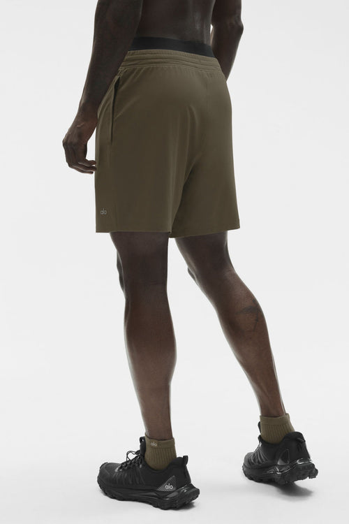 7" Conquer React Performance Short - Olive Tree — photo 2