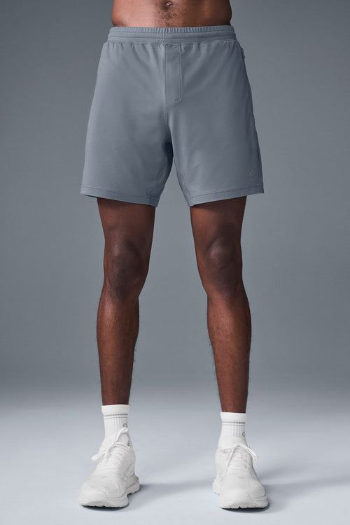 7" Conquer React Performance Short - Steel Grey — photo 1