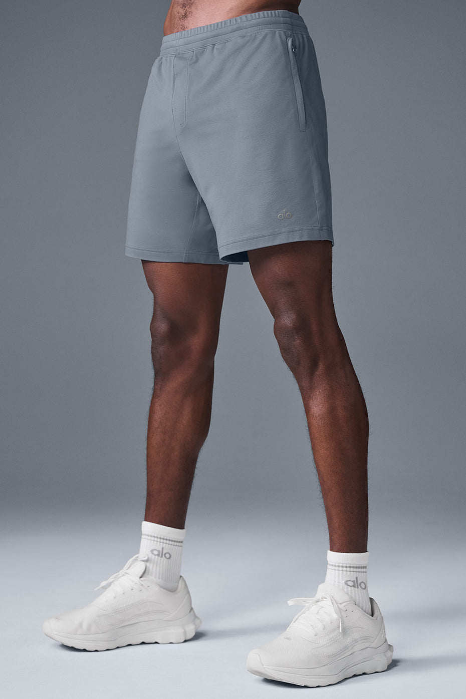 7" Conquer React Performance Short - Steel Grey — photo 3