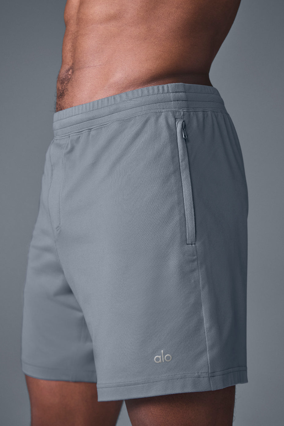 7" Conquer React Performance Short - Steel Grey — photo 4