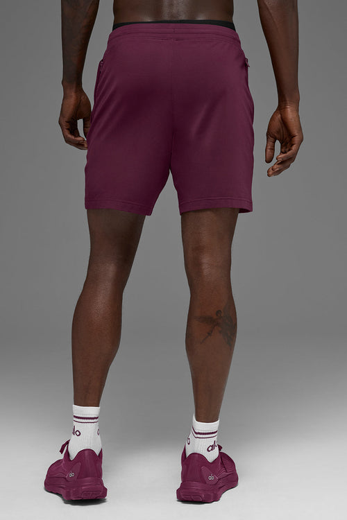 7" Conquer React Performance Short - Burgundy — photo 2