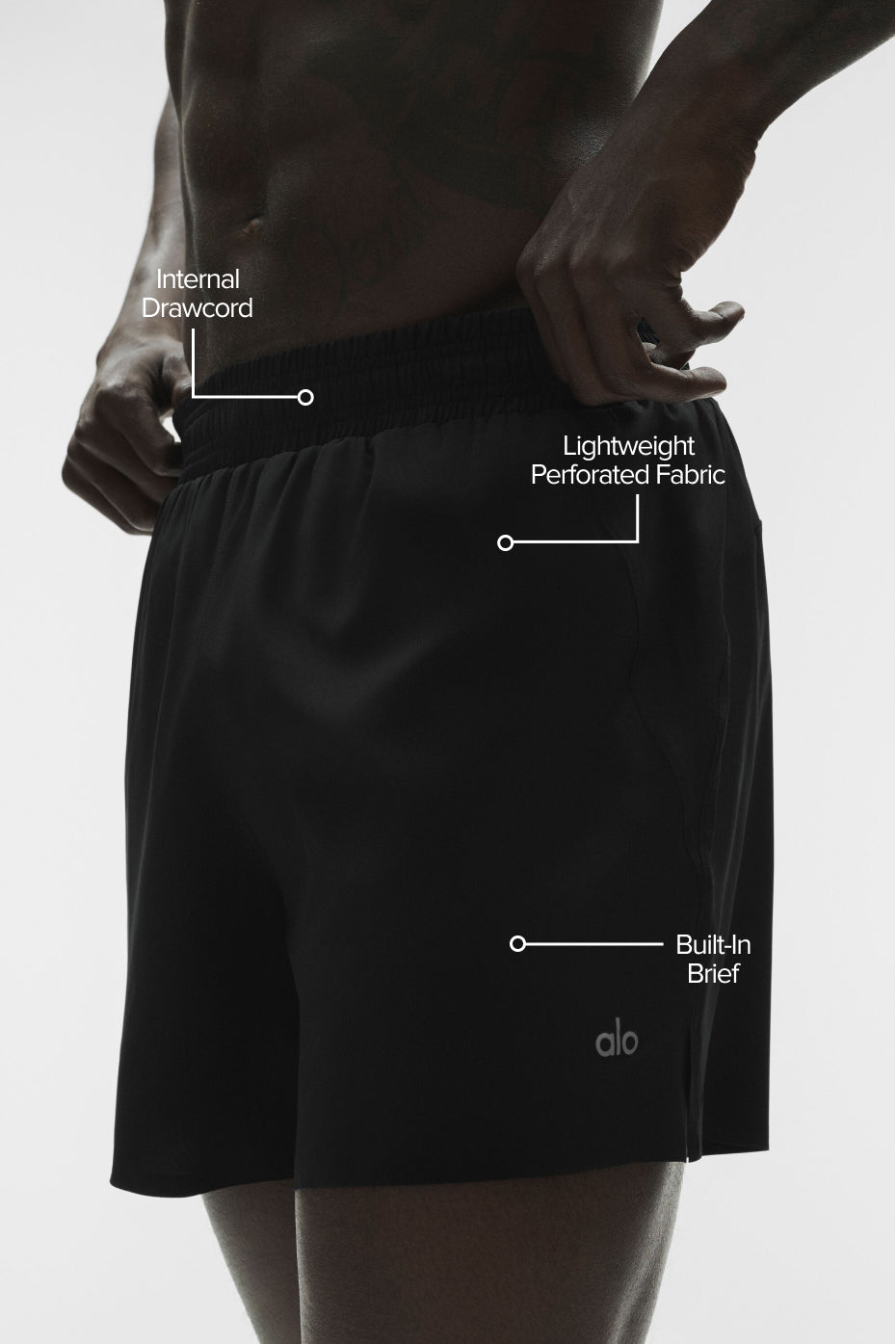 5" Adapt Running Short - Black — photo 2