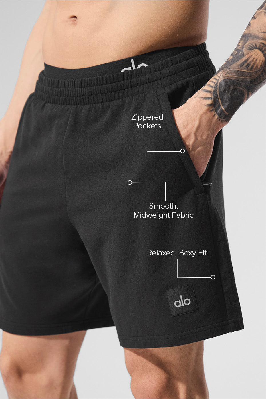 7" Double Take Short - Black — photo 2