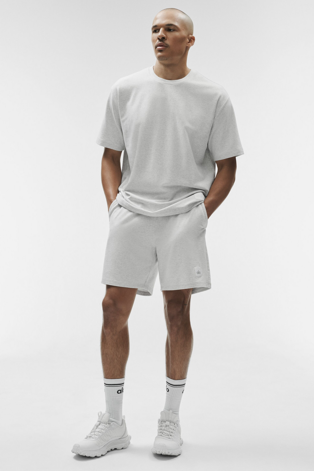 7" Double Take Short - White Heather — photo 4