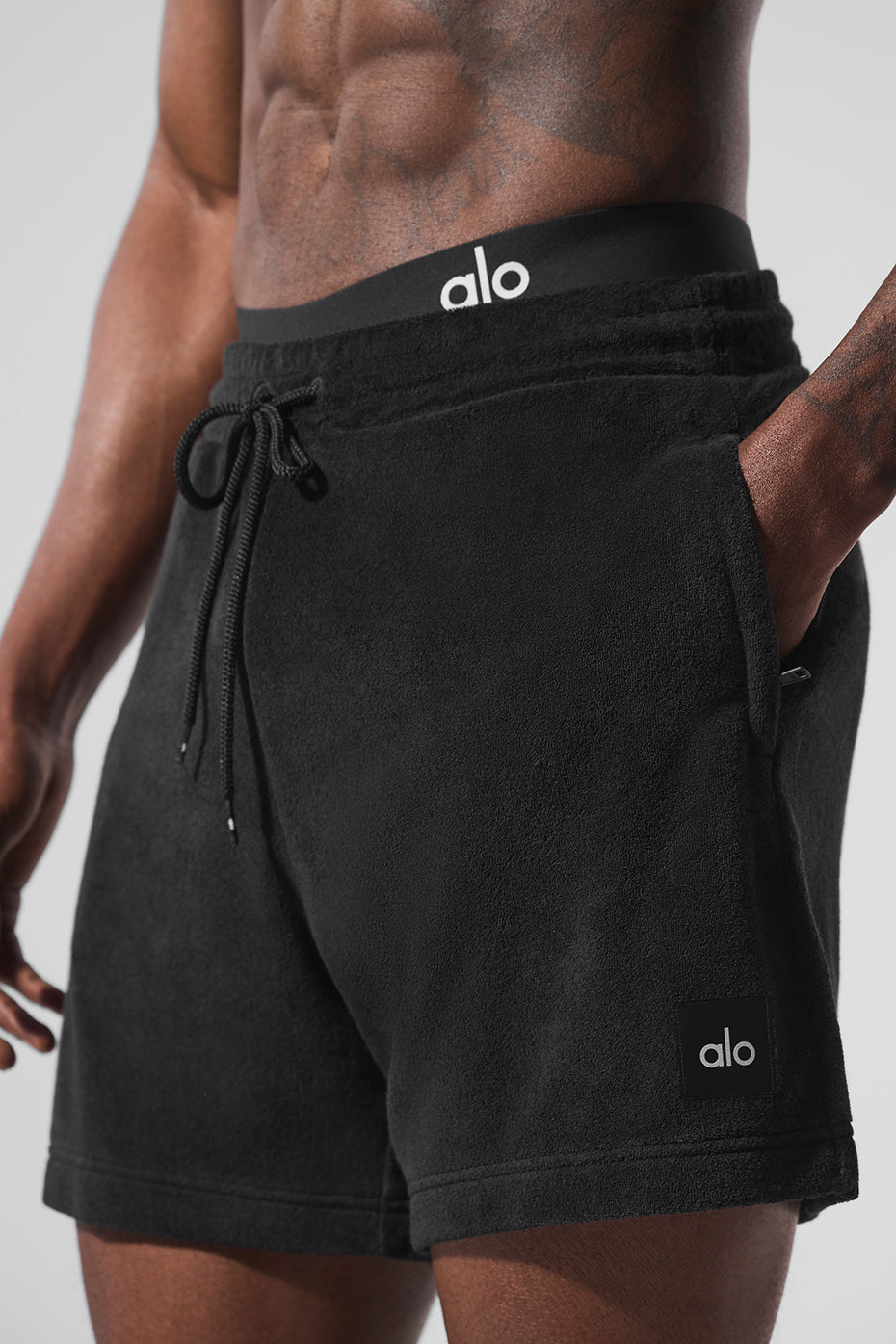 7" Coastal Terry Short - Black — photo 2