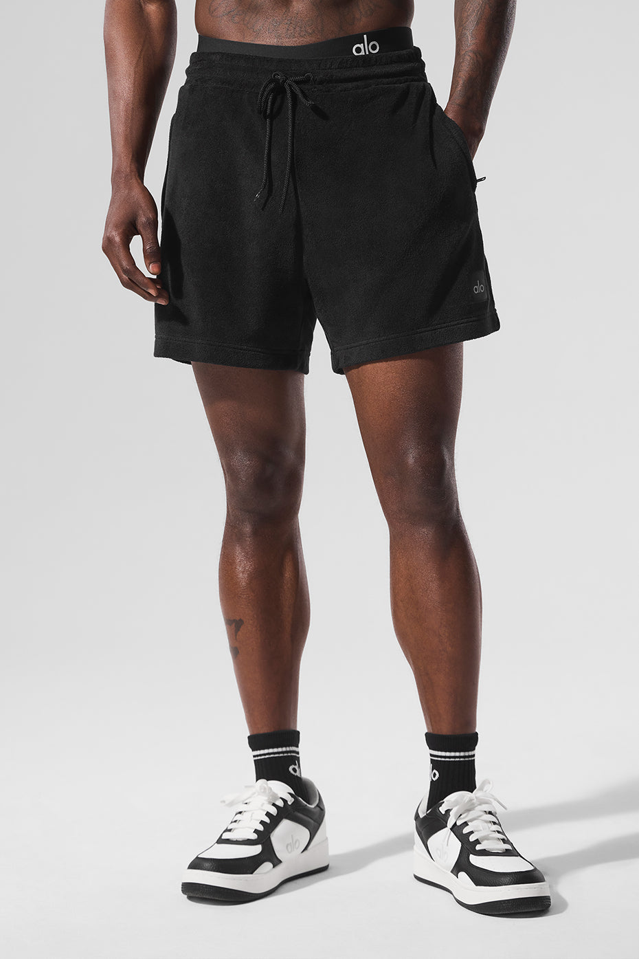 7" Coastal Terry Short - Black — photo 3