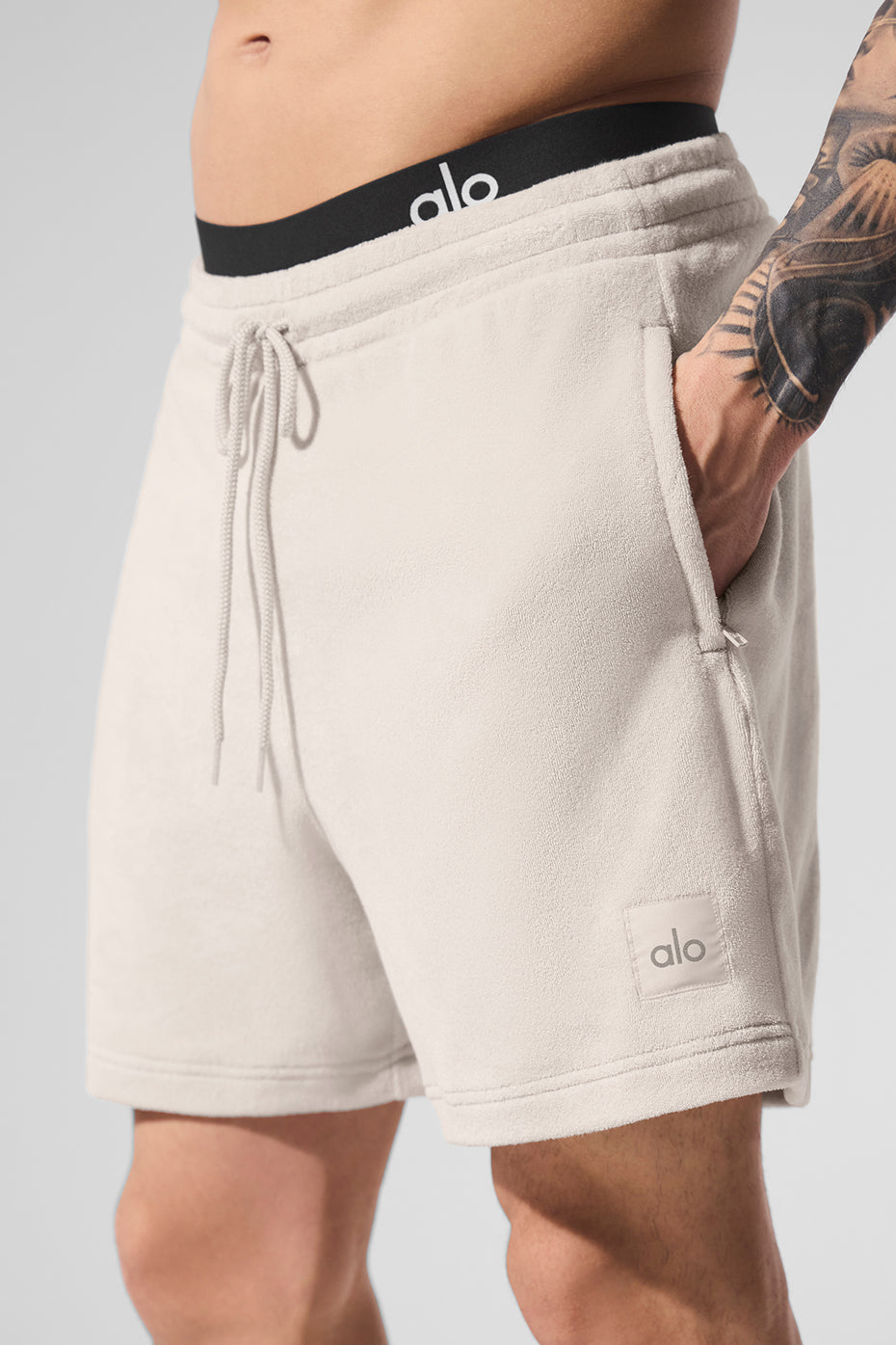 7" Coastal Terry Short - Bone — photo 2