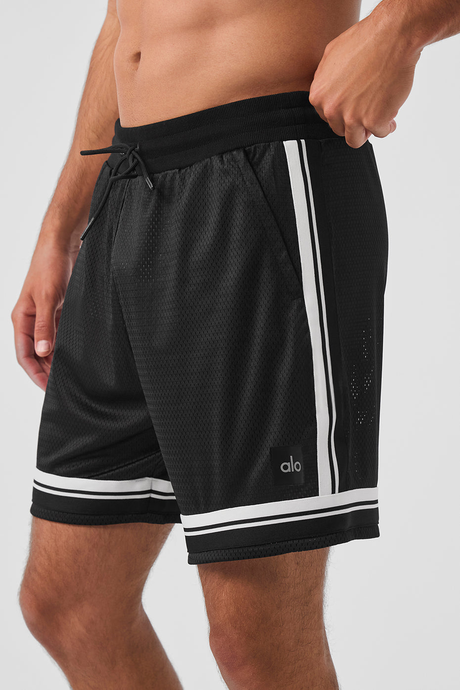 7" Key Mesh Basketball Short - Black — photo 3