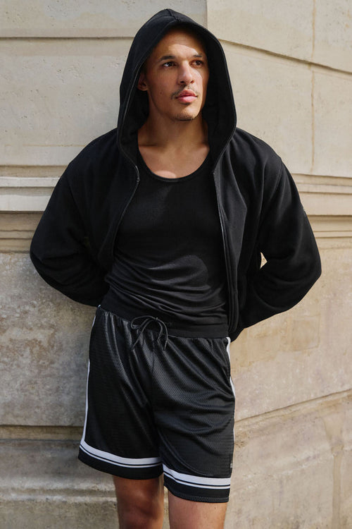 7" Key Mesh Basketball Short - Black — photo 1