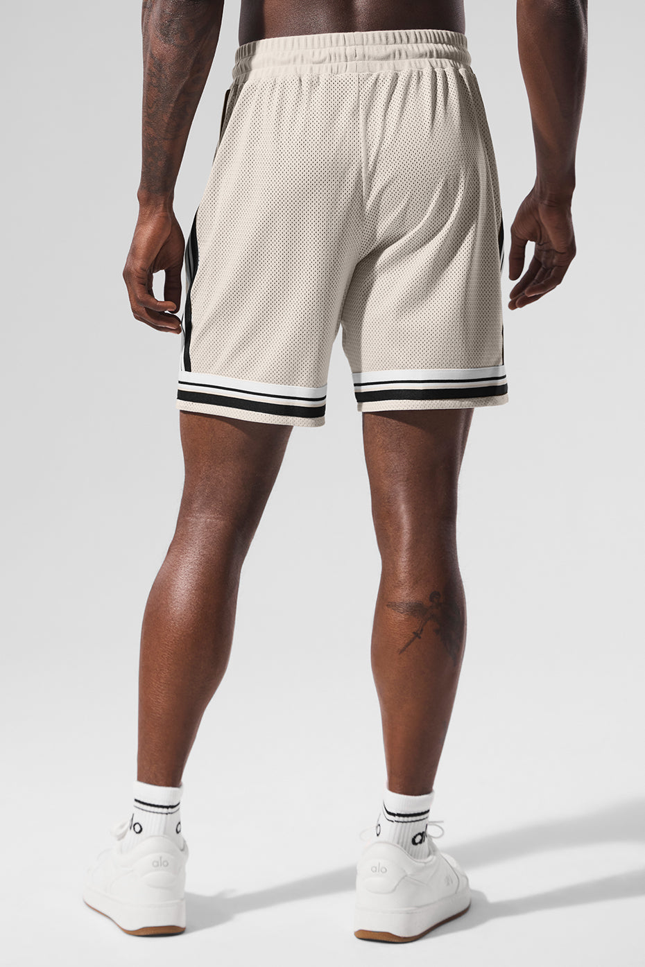 7" Key Mesh Basketball Short - Bone — photo 3