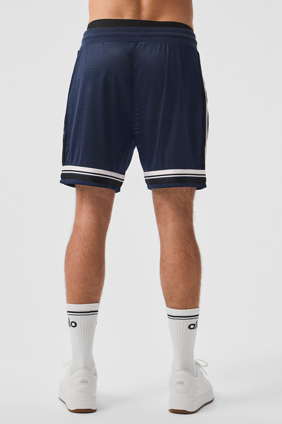 7" Key Mesh Basketball Short - Navy — photo 2