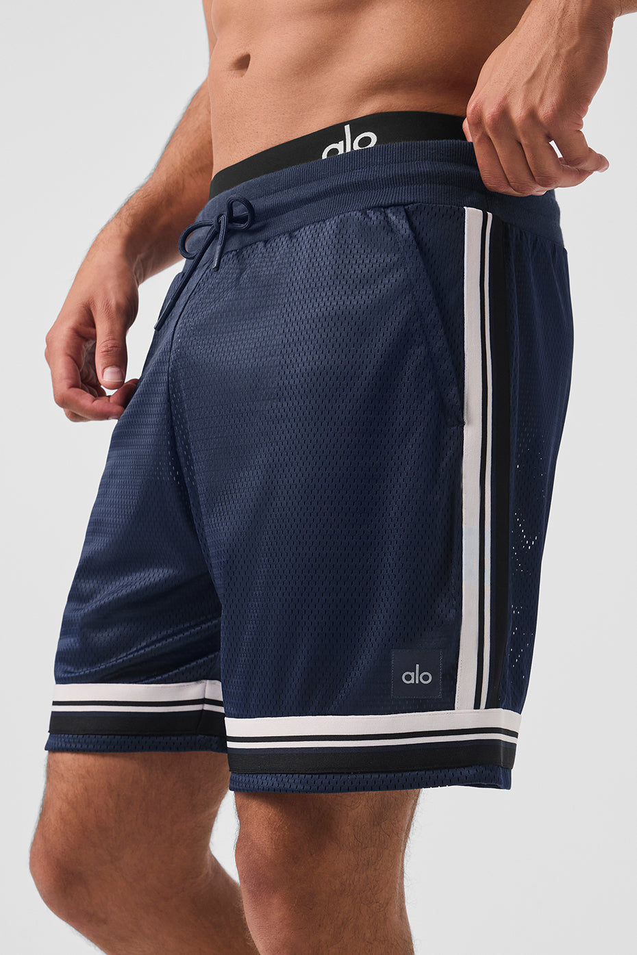 7" Key Mesh Basketball Short - Navy — photo 3