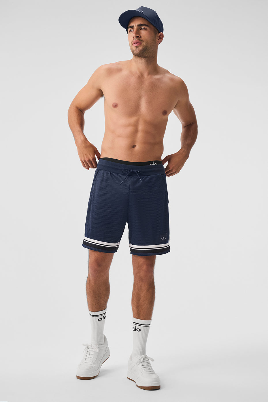 7" Key Mesh Basketball Short - Navy — photo 4