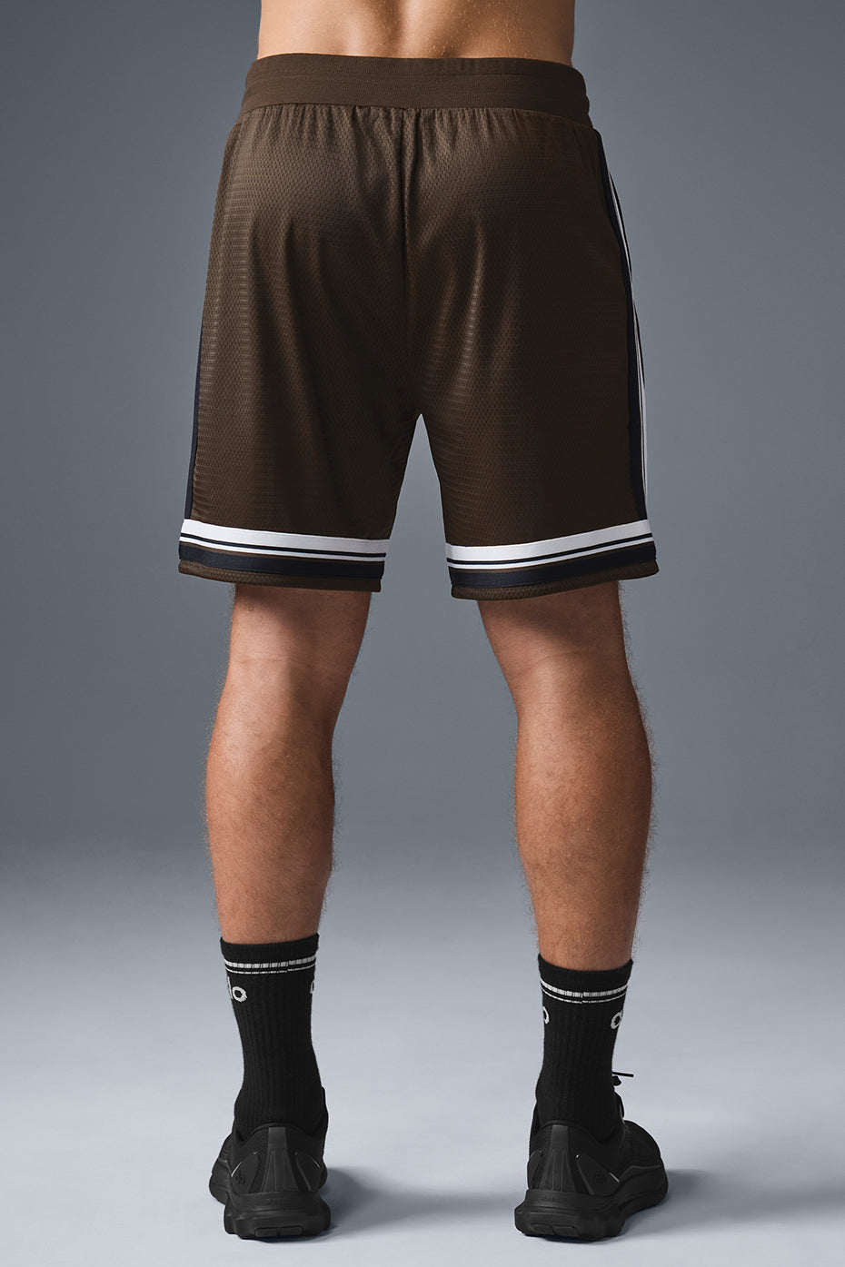 7" Key Mesh Basketball Short - Espresso — photo 2