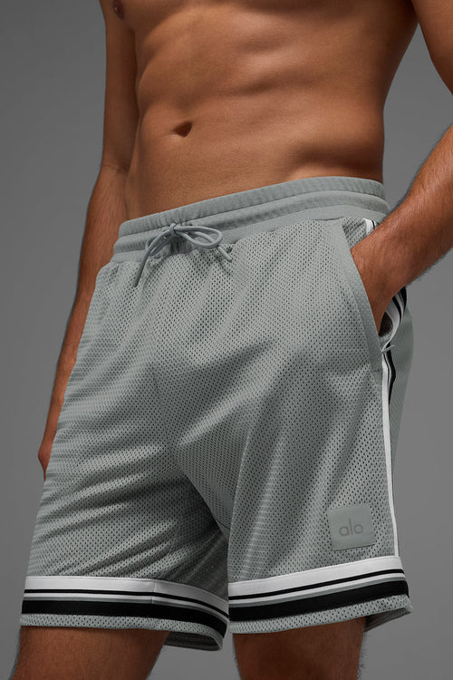 7" Key Mesh Basketball Short - Lunar Grey — photo 2
