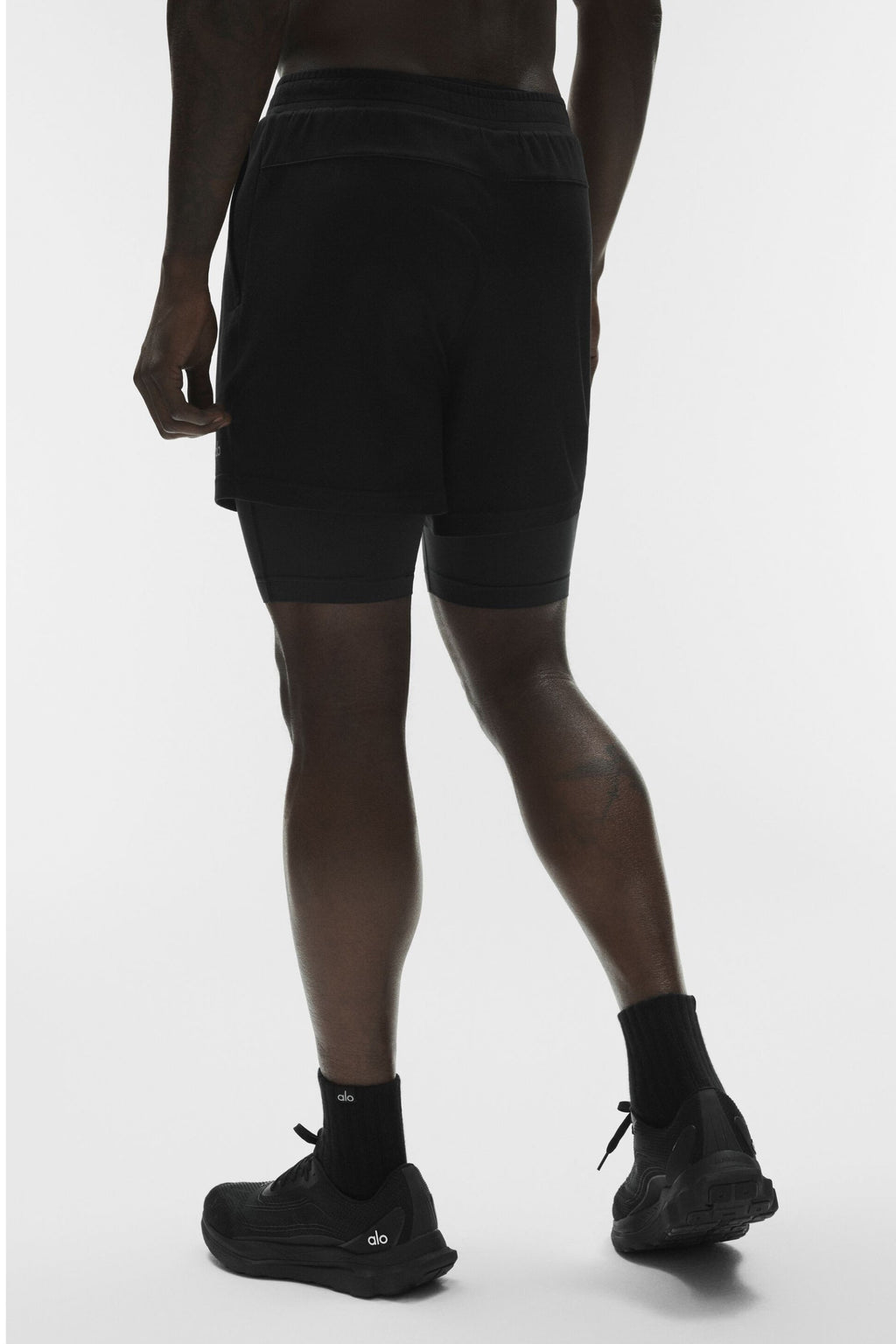 Conquer React 2-In-1 Performance Short - Black/Black — photo 4