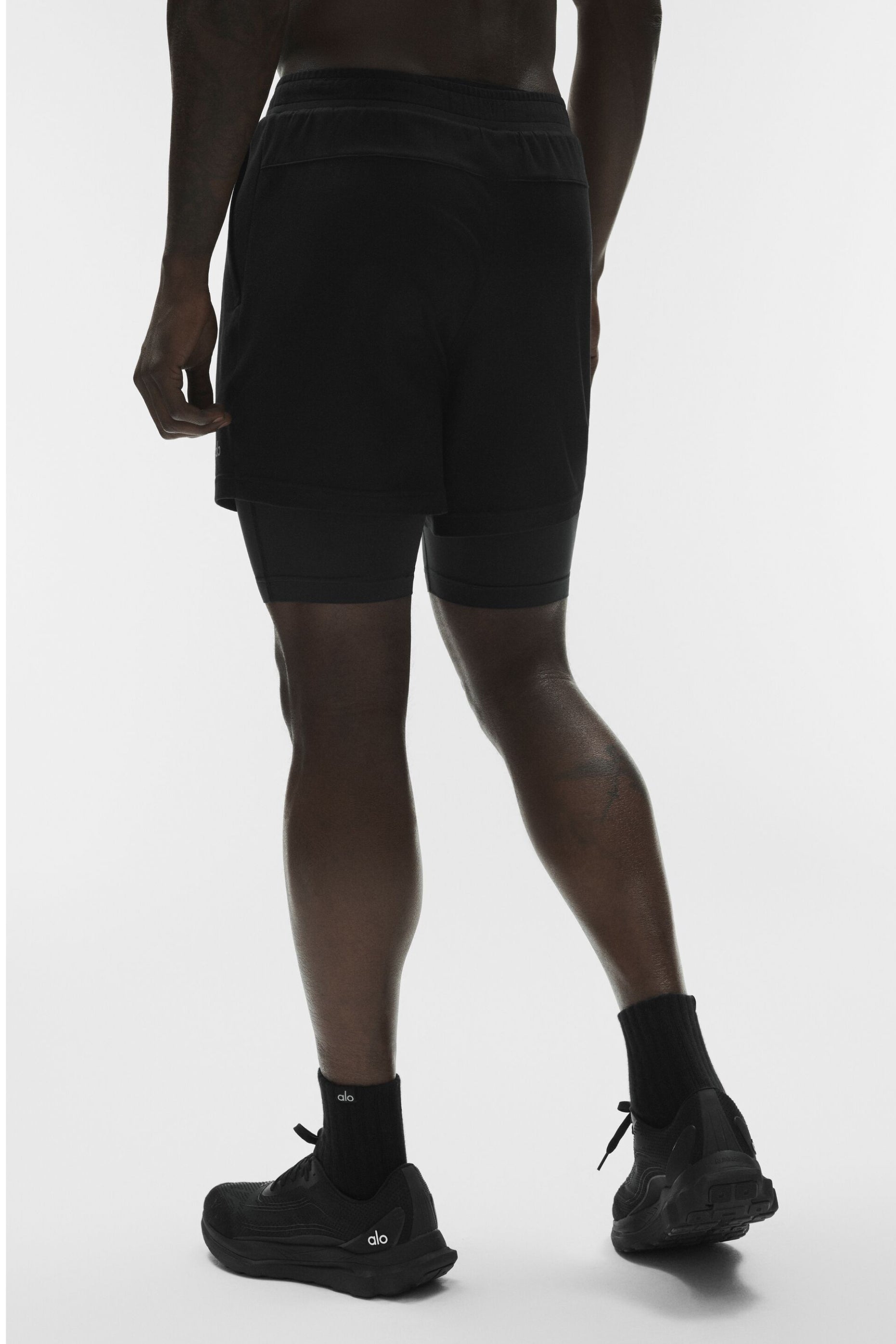 Conquer React 2-In-1 Performance Short - Black/Black — photo 4