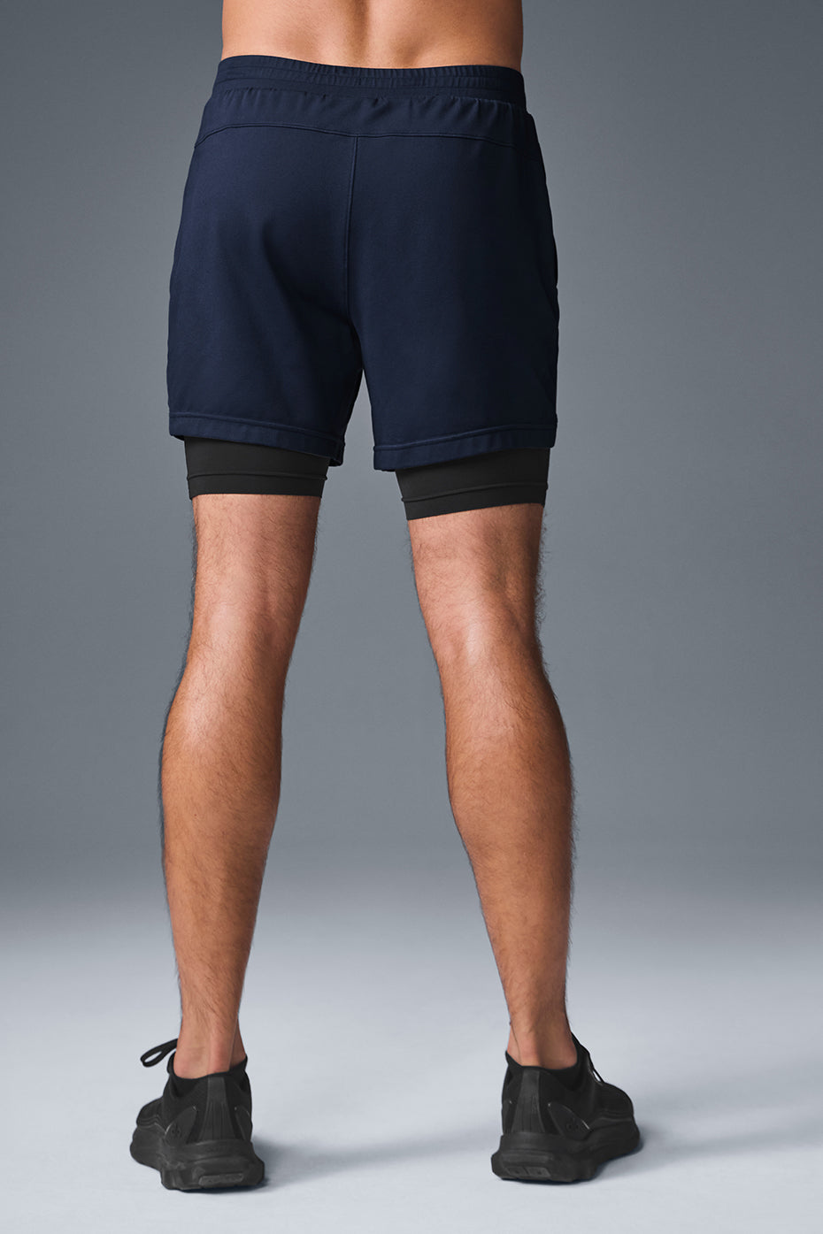 Conquer React 2-In-1 Performance Short - Navy/Black — photo 2