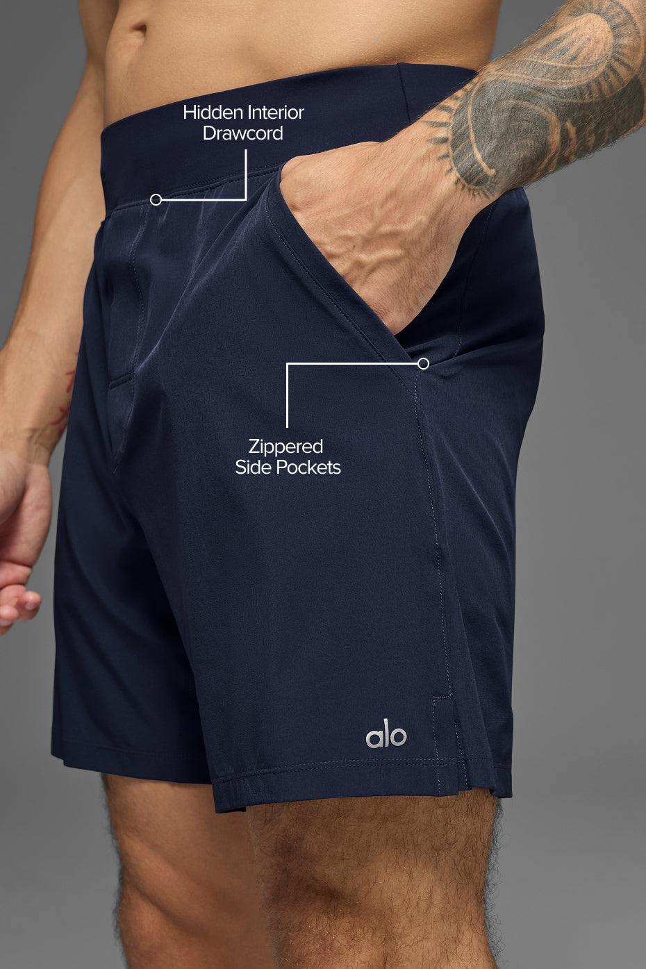 5" Repetition Short - Navy — photo 2