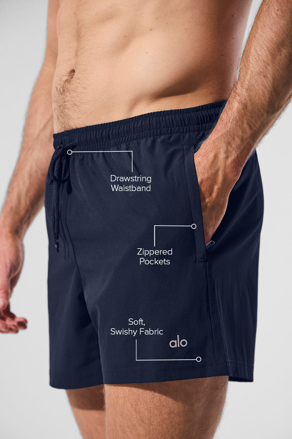 5" Circuit Short - Navy — photo 2