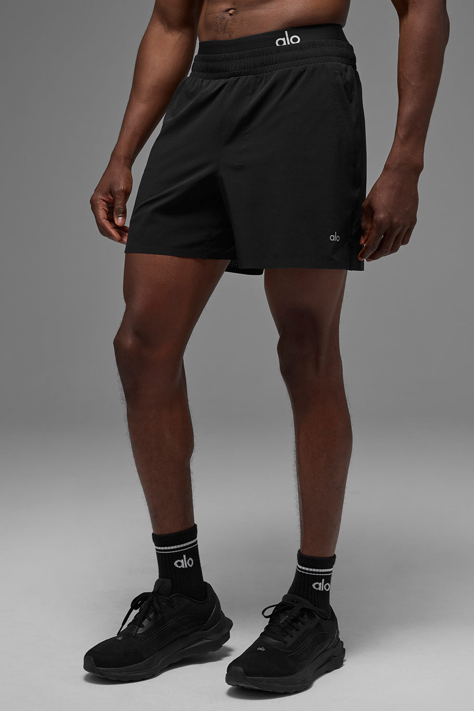 5" Traction Running Short - Black — photo 4