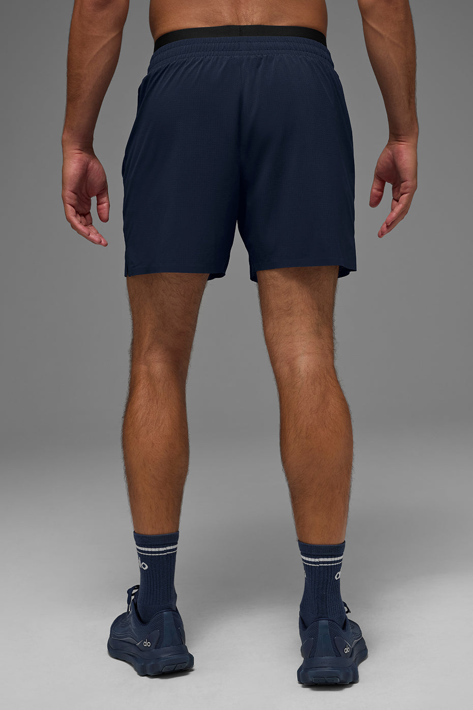 5" Traction Running Short - Navy — photo 3