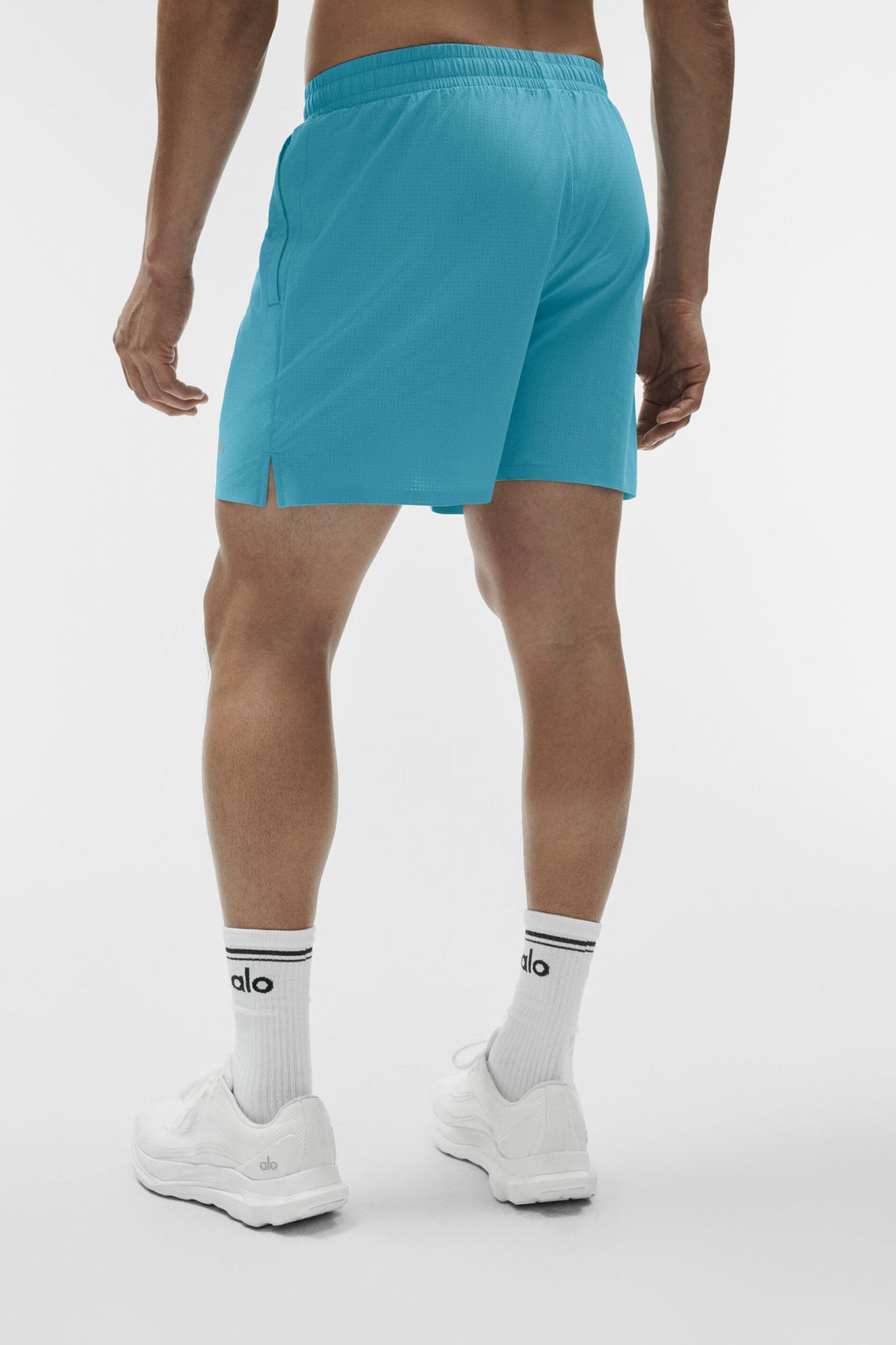 5" Traction Running Short - Blue Breeze — photo 4