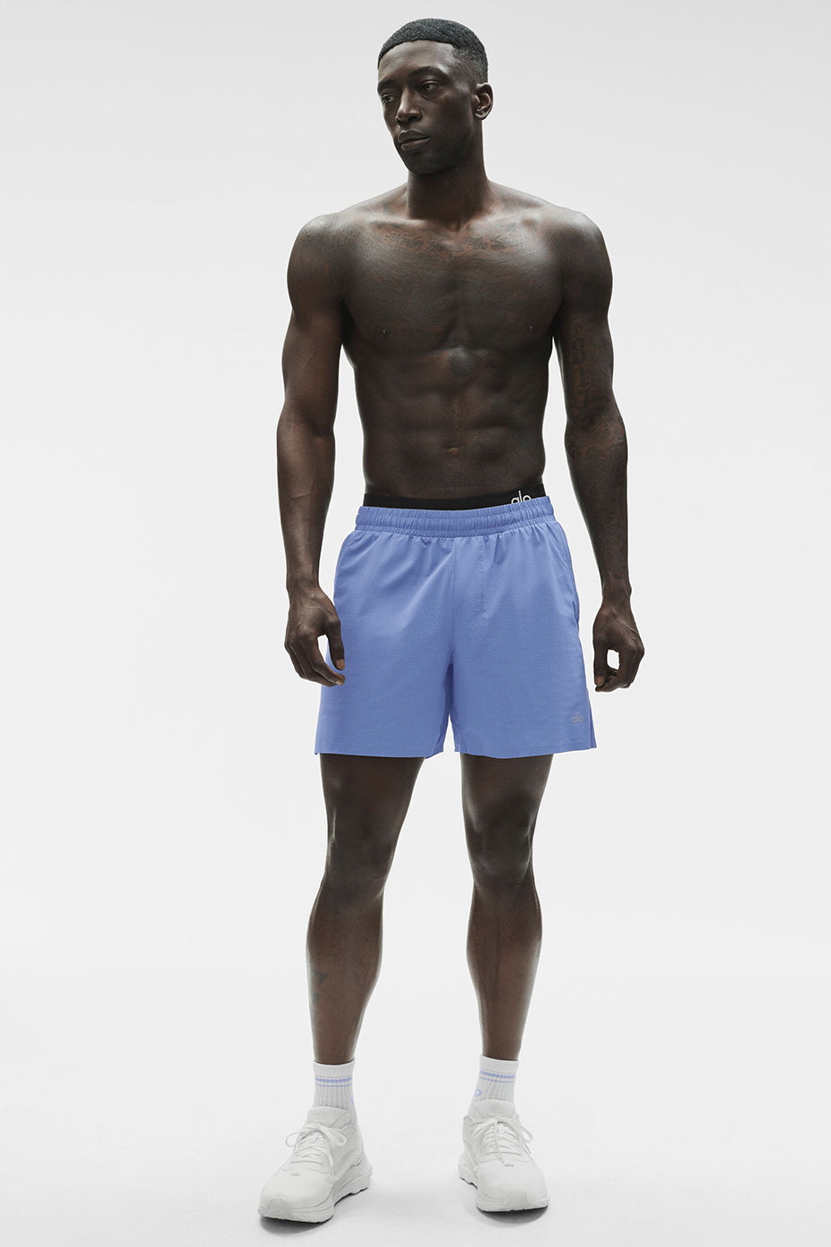 5" Traction Running Short - Provence Blue — photo 5