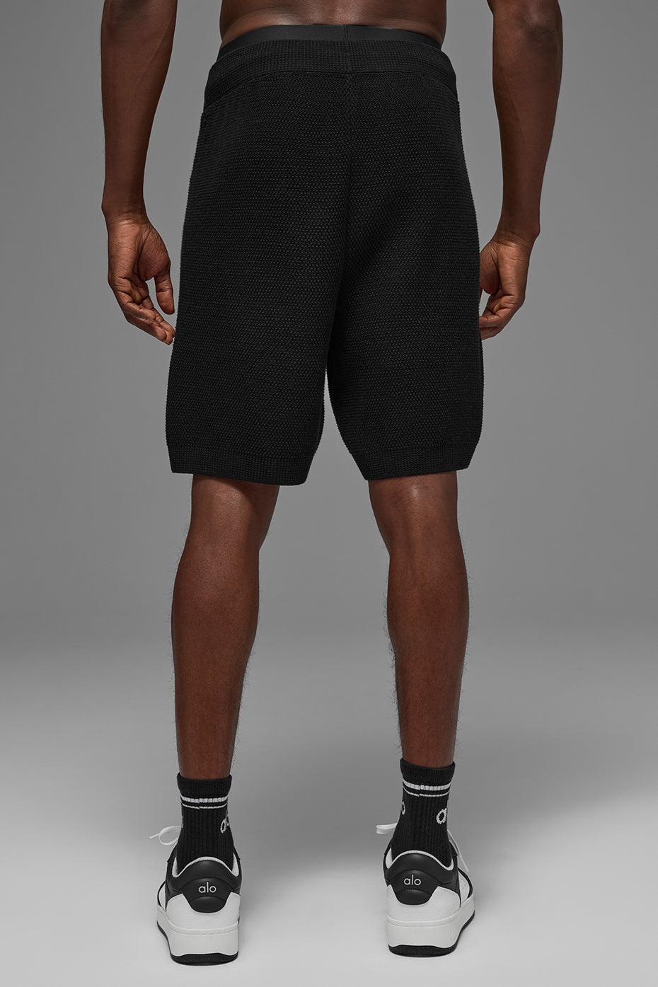 7" Sports Club Sweater Knit Short - Black — photo 3