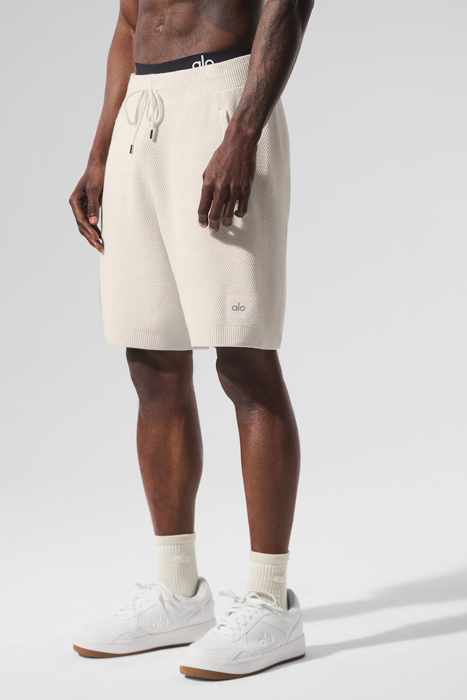 7" Sports Club Sweater Knit Short - Ivory — photo 5