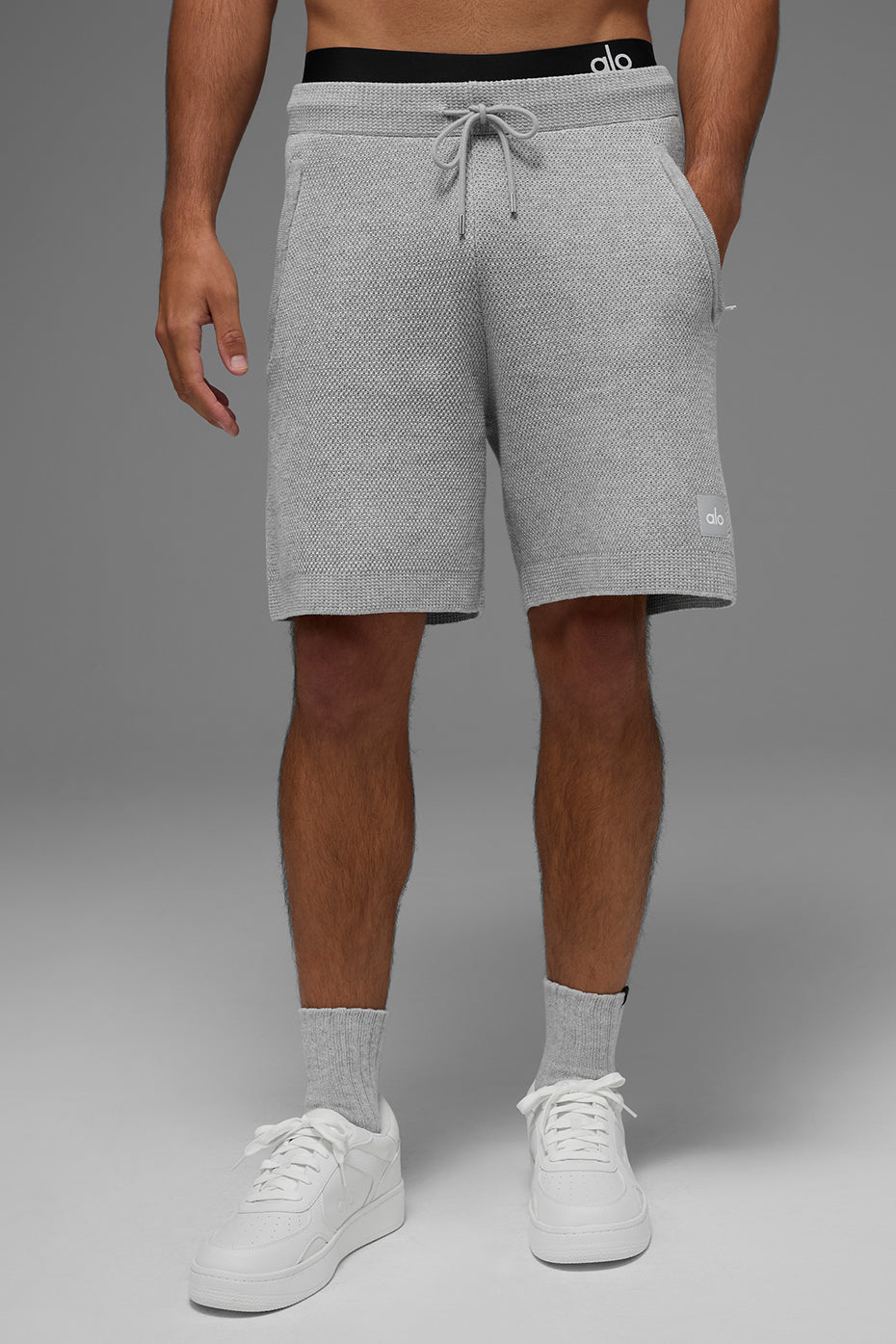 7" Sports Club Sweater Knit Short - Athletic Heather Grey — photo 1