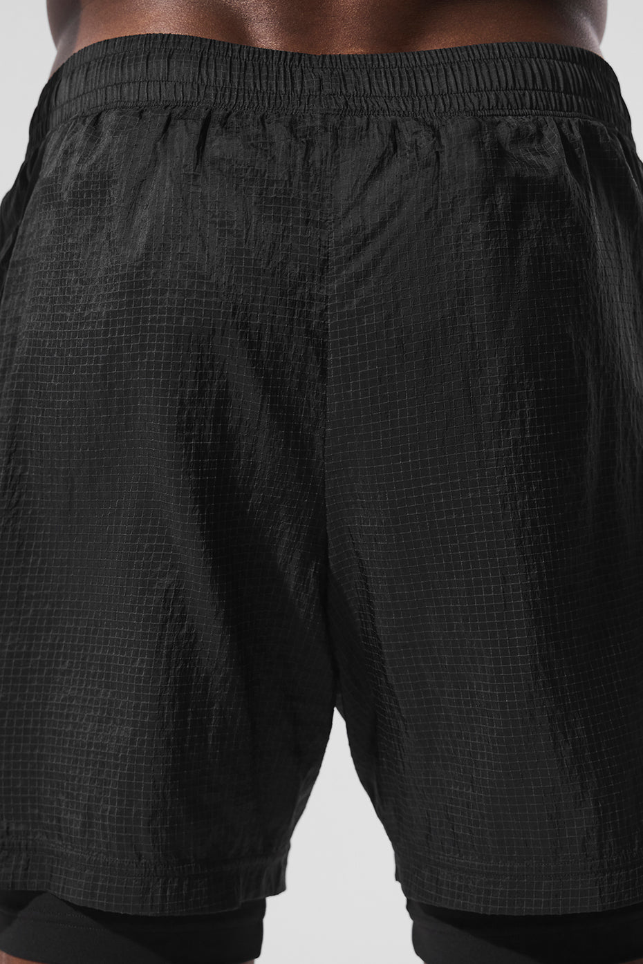5" Game Time Ripstop 2-In-1 Short - Black/Black — photo 4