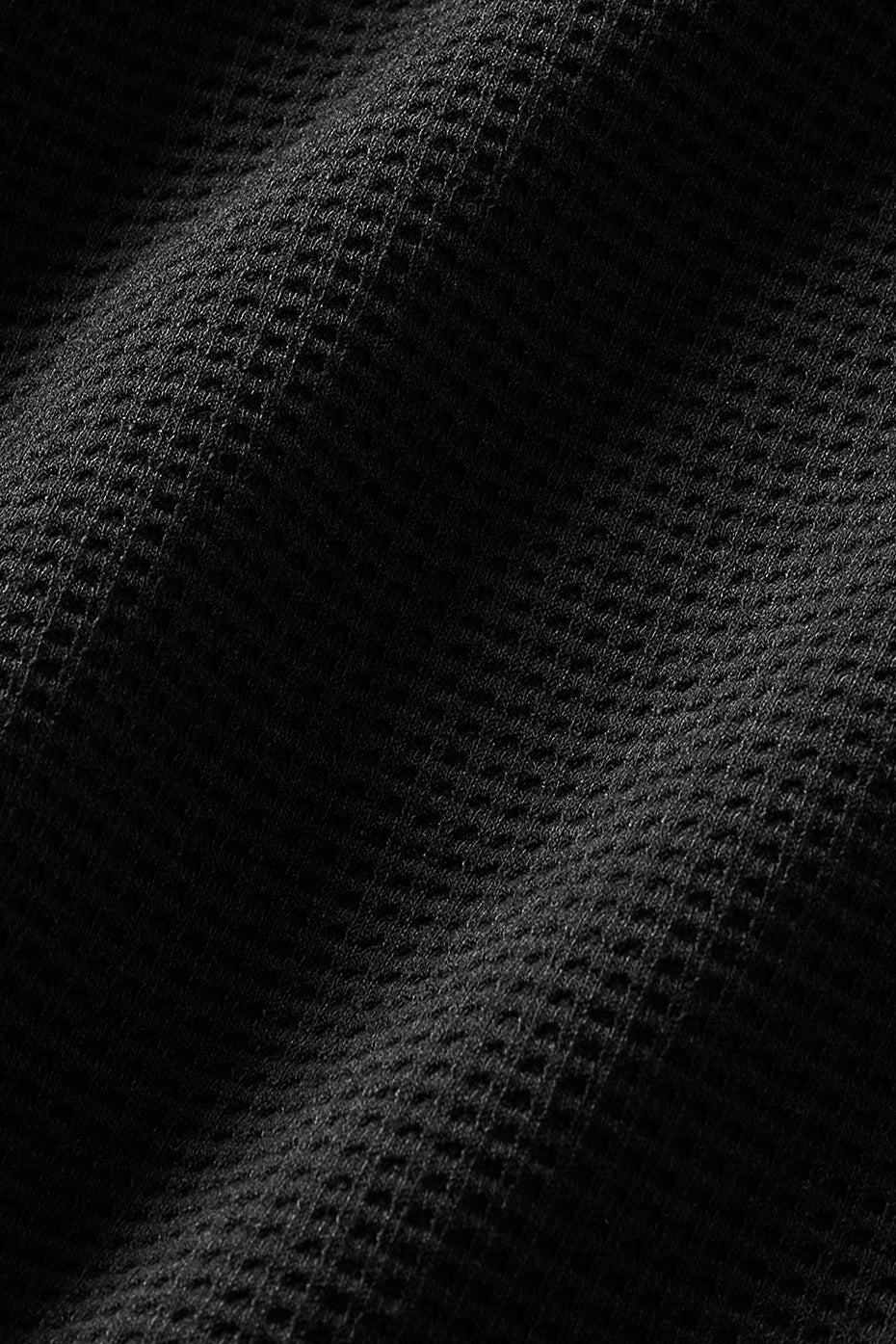 7" Waffle Lounge Short - Black — photo 6