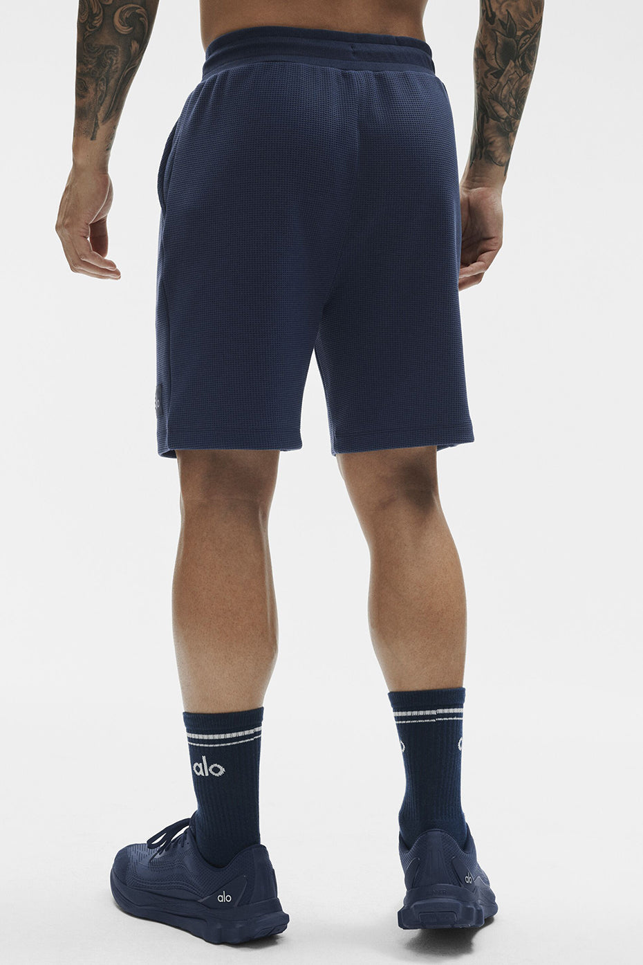 7" Waffle Lounge Short - Navy — photo 4