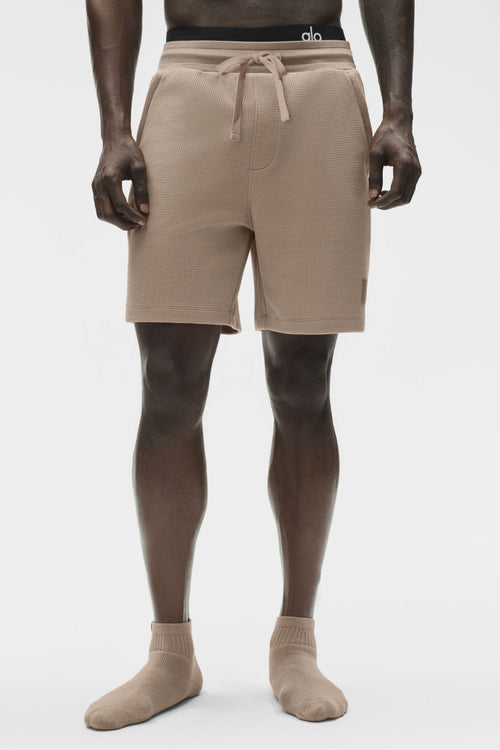 7" Waffle Lounge Short - Gravel — photo 1