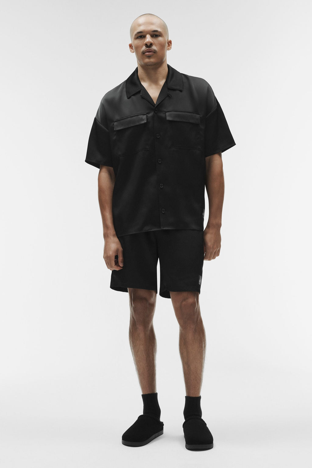 7" Satin Horizon Short - Black — photo 5