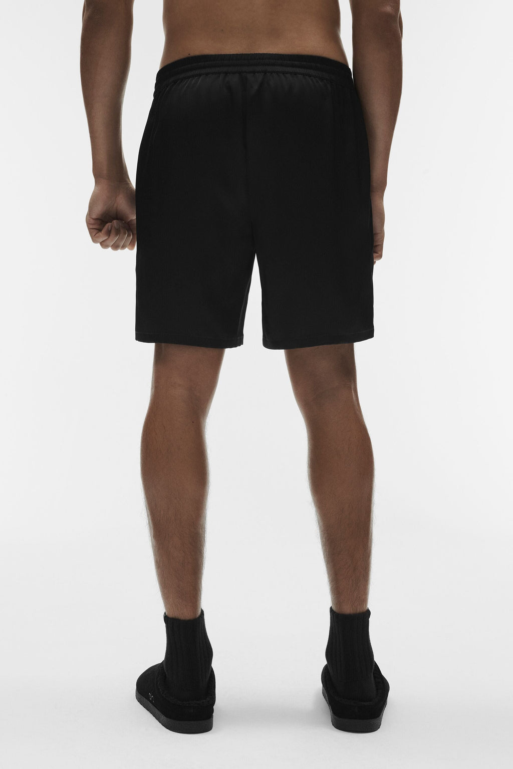 7" Satin Horizon Short - Black — photo 4