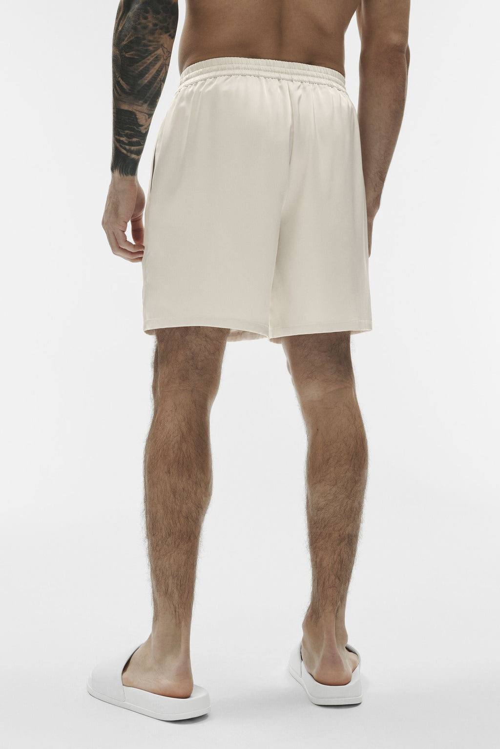 7" Satin Horizon Short - Bone — photo 4