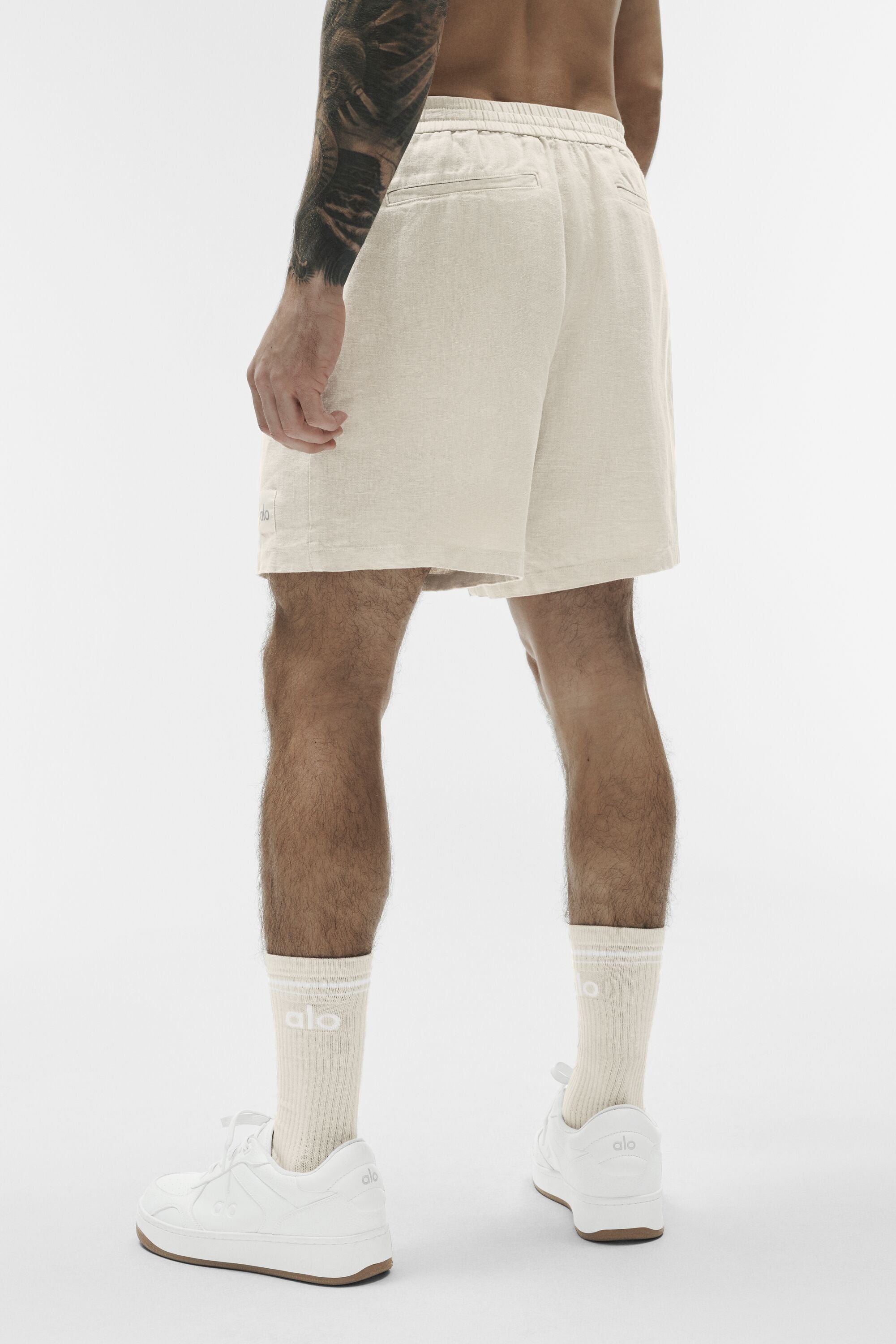 7" Linen Days Short - Bone — photo 3