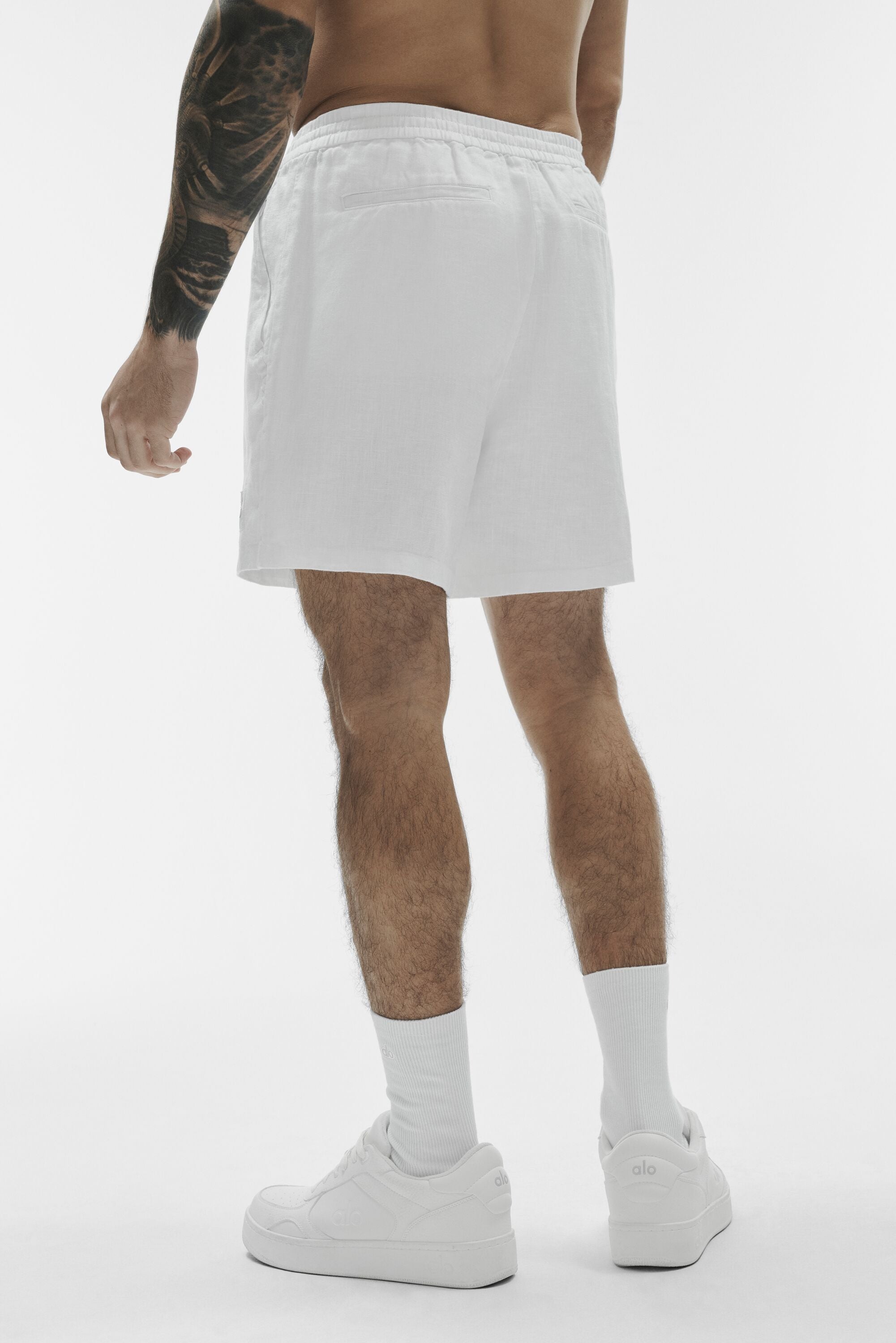 7" Linen Days Short - White — photo 3