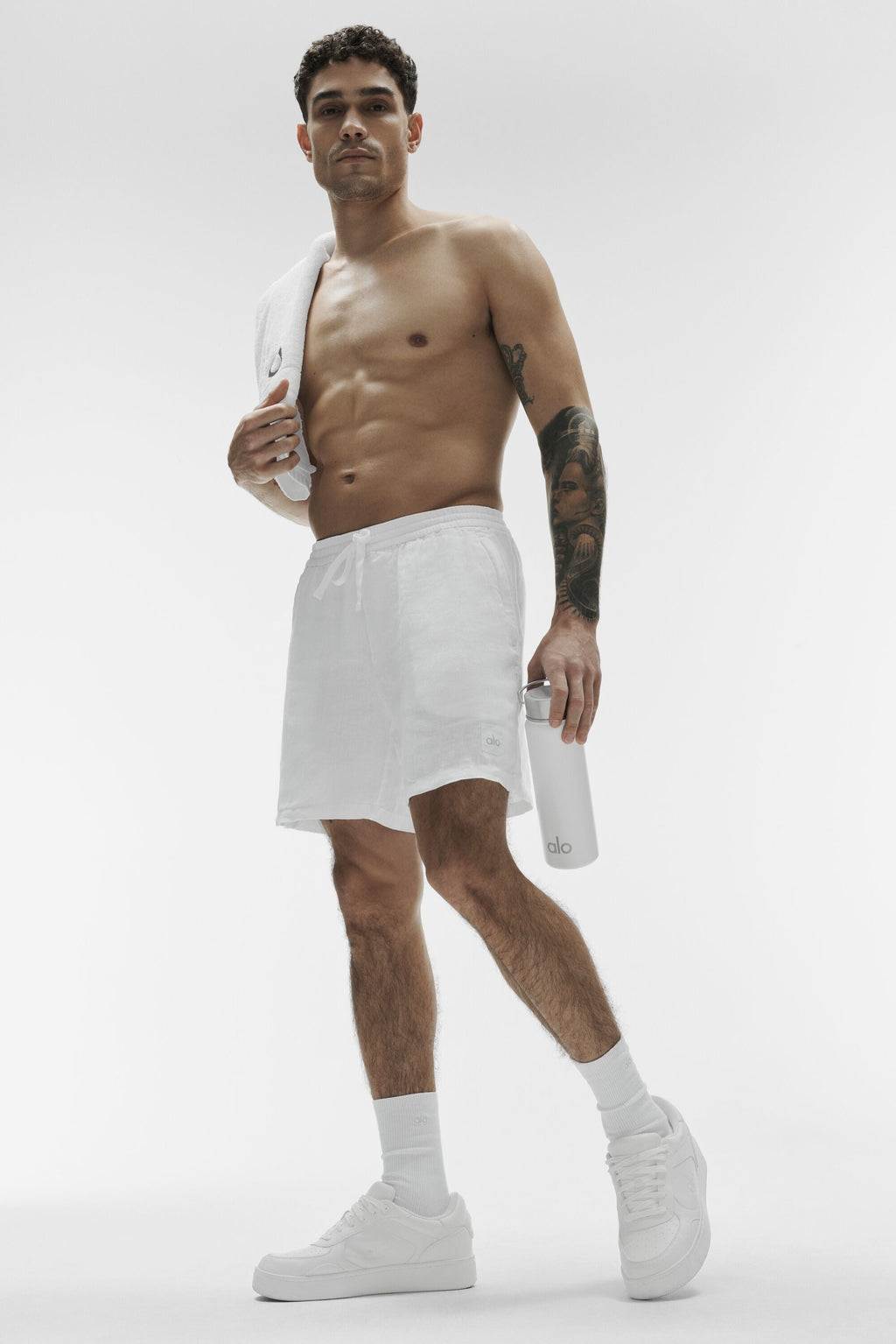 7" Linen Days Short - White — photo 4