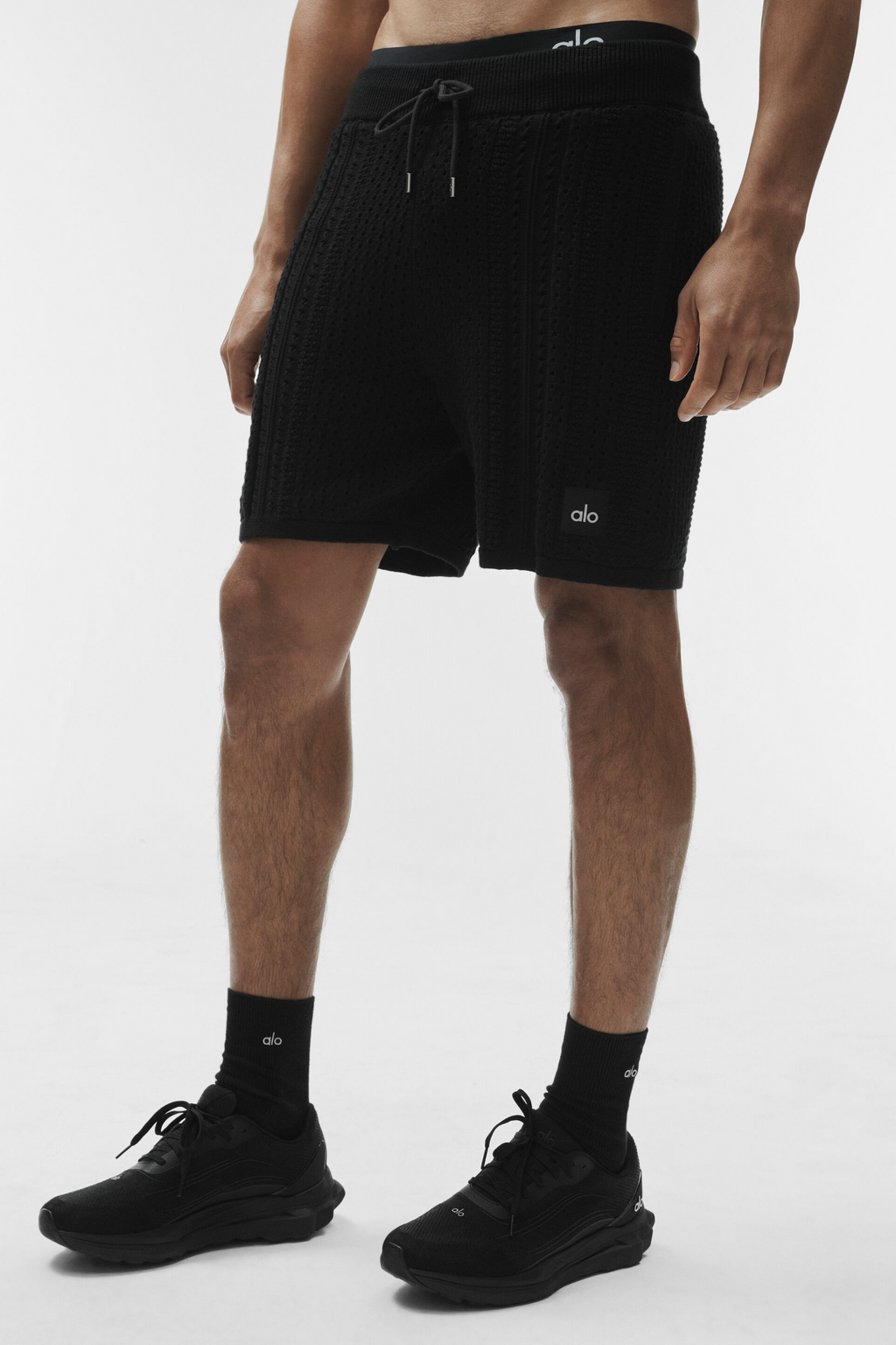 7" Coastline Knit Short - Black — photo 3