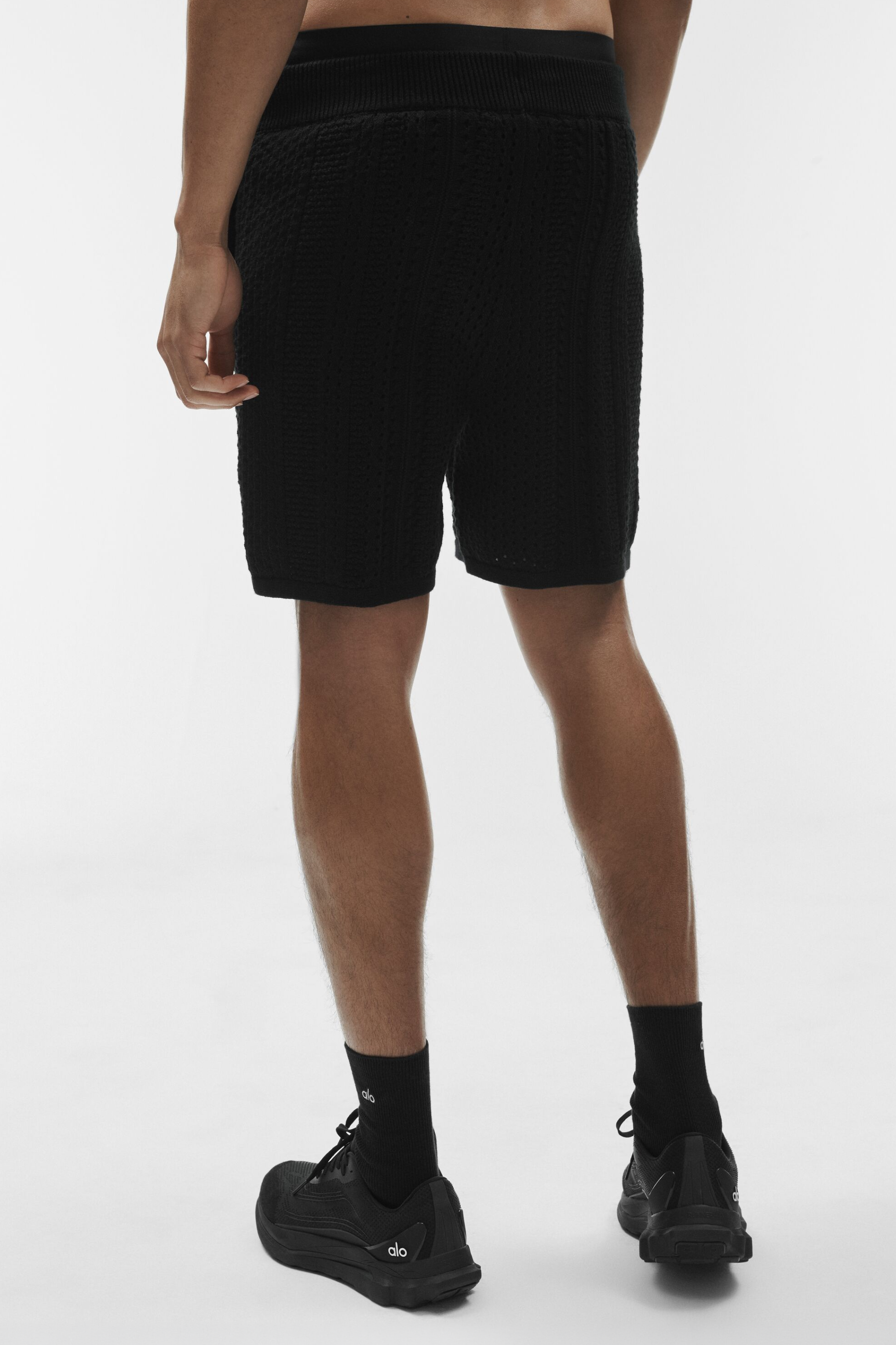7" Coastline Knit Short - Black — photo 4