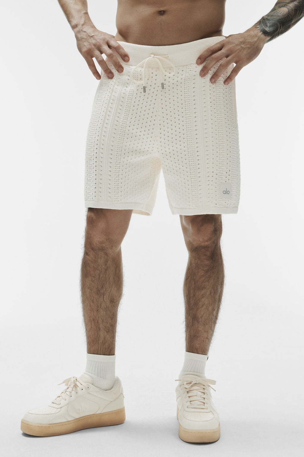 7" Coastline Knit Short - Ivory — photo 3