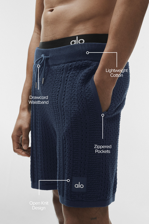 7" Coastline Knit Short - Navy — photo 2