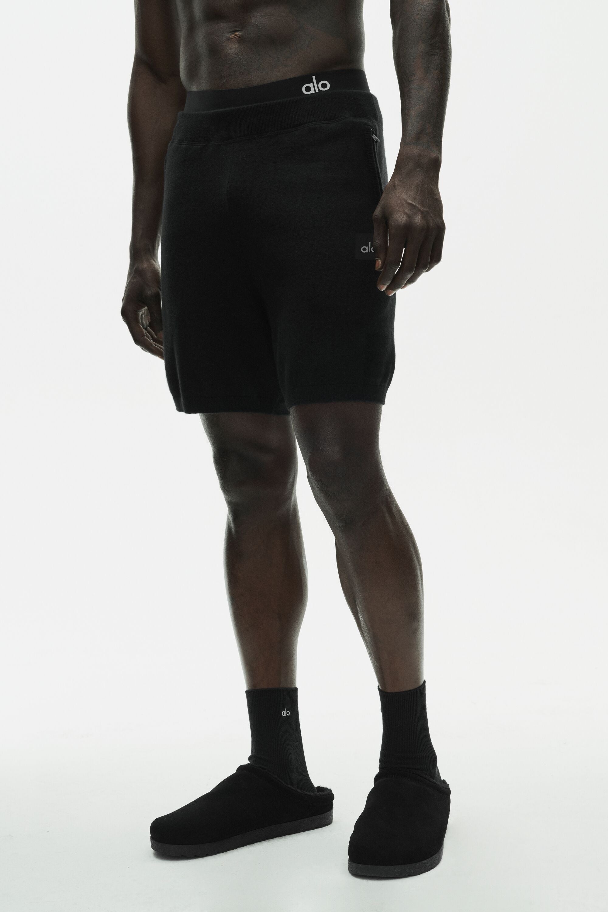 7" Cotton Cashmere Ever Soft Short - Black — photo 1